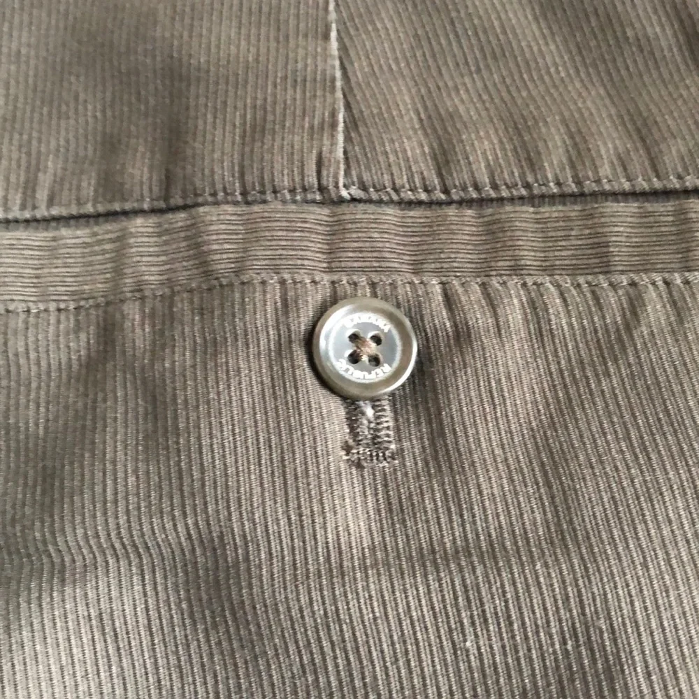 Banana Republic Men's Olive Green Tan Brown Corduroy Straight Leg Pants Sz 34/32